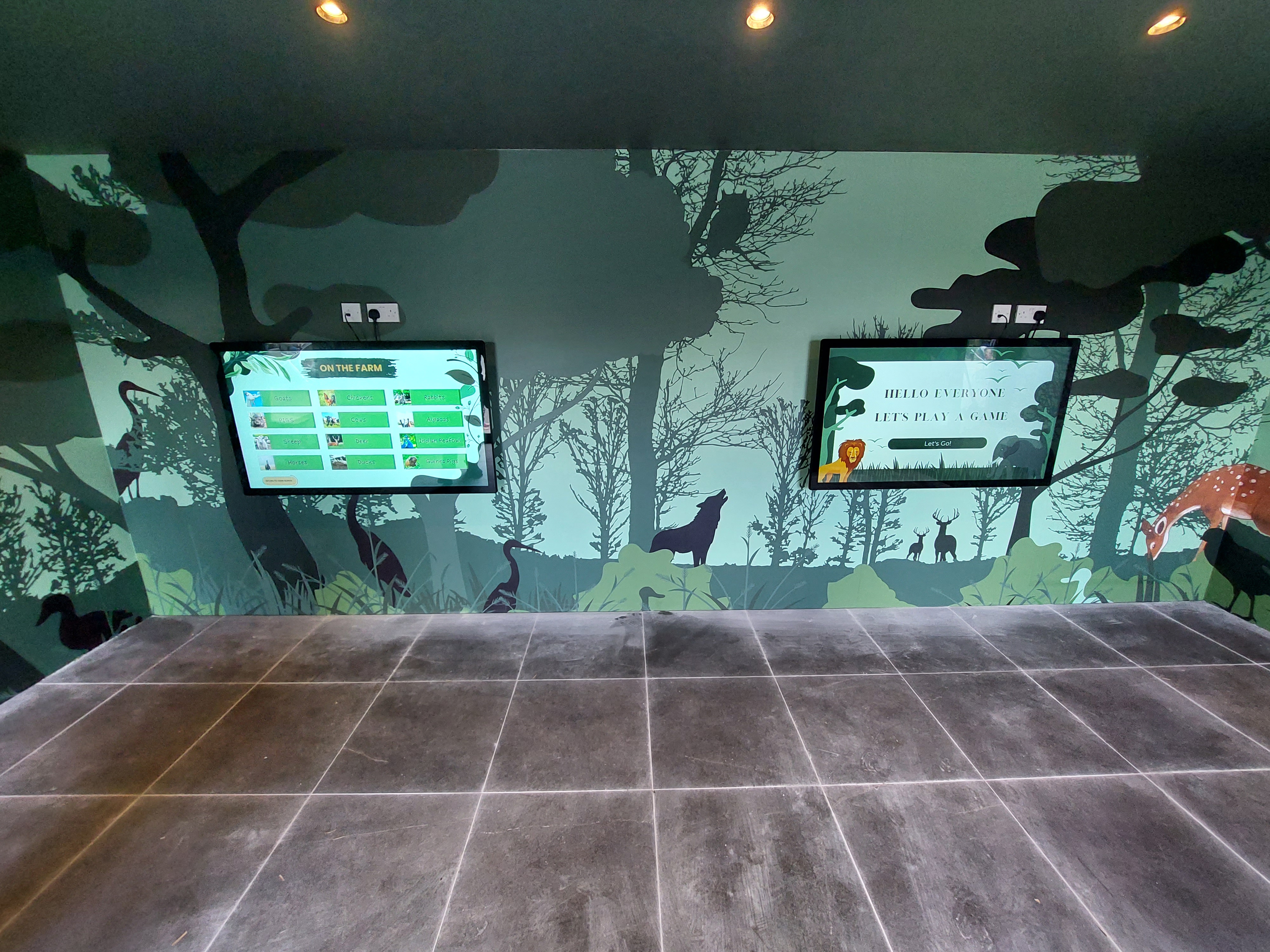 Interactive touch display