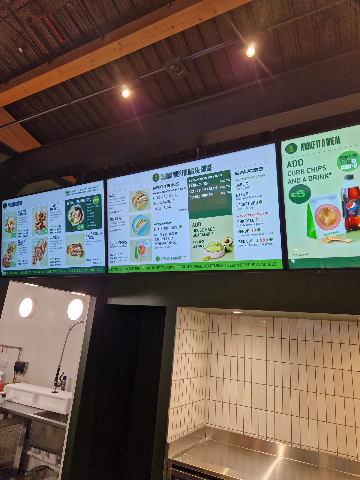 Digital menu boards