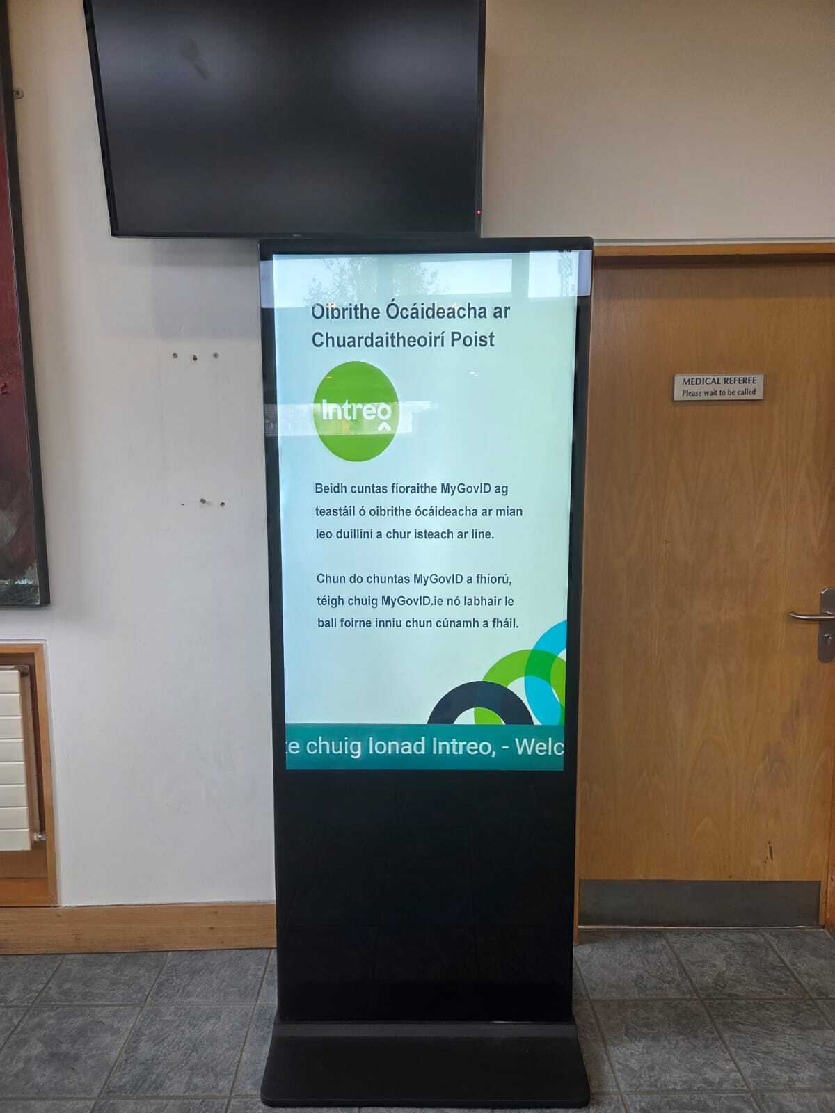 Freestanding information display